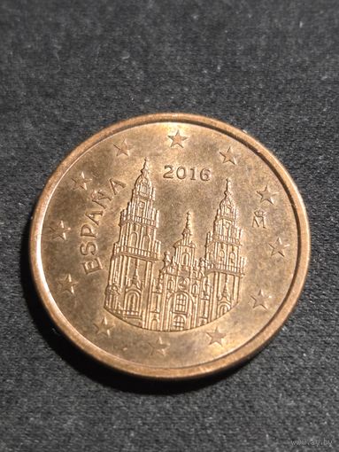 Испания 5 евроцентов 2016