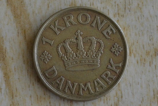 Дания 1 крона 1938 с 1 руб
