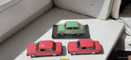 Запорожцы ЗАЗ, ТРОЕ одним ЛОТОМ,1/43