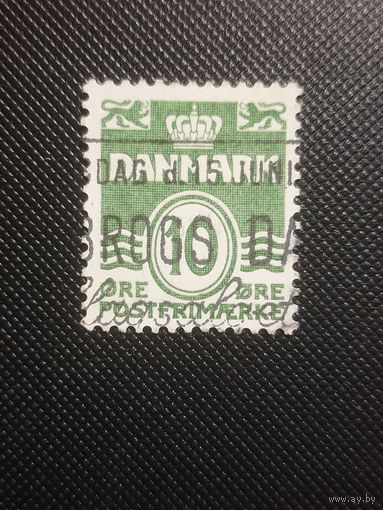 Дания. Стандарт. 1950г. гашеная