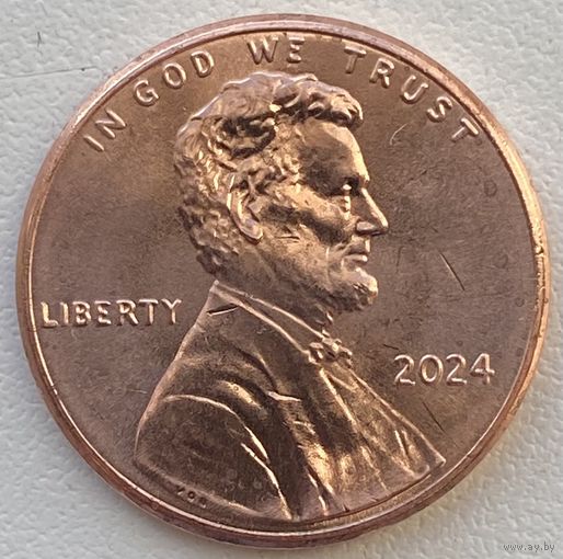 США 1 цент 2024 г.