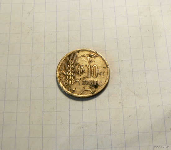 10 центов 1925 Литва