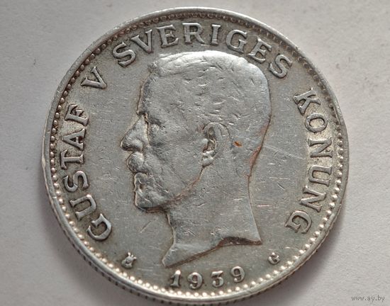 1939 год серебро Швеция крона