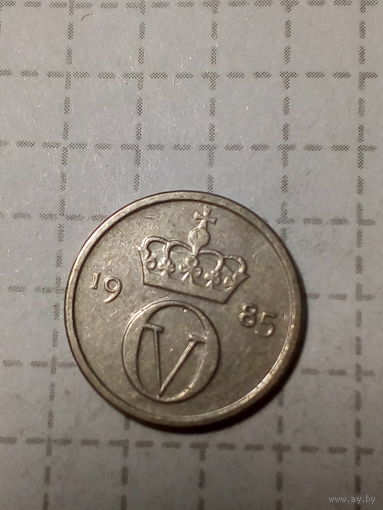 10 эре Норвегия 1985 год