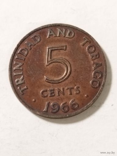 Тринидад и Тобаго 5 центов 1966