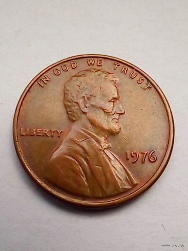 США 1 цент 1976 г.
