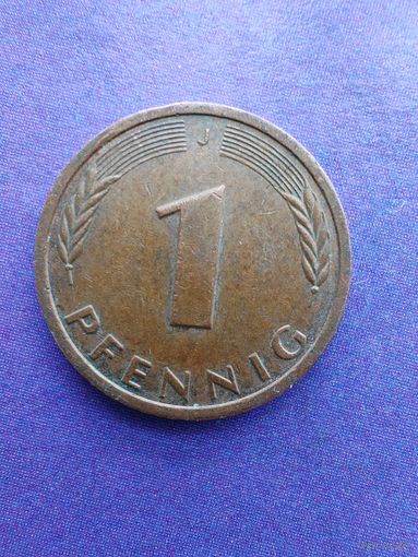 Германия ФРГ 1 пфенниг 1985 J