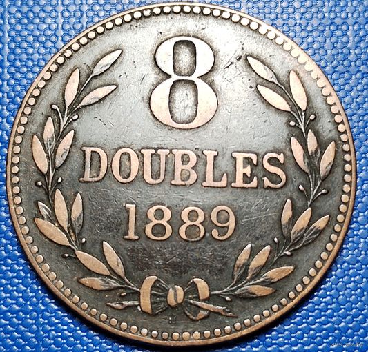 Гернси 8 дублей 1889 г.