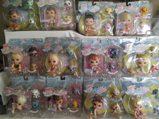 Куклы Братц Лил с питомцами(оригинал) ,12 наборов одним лотом,пр-ль MGA,блистерная упаковка не идеальная