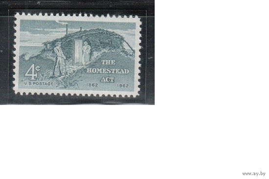 США-1962, (Мих.828),  **   ,  Закон о домовладениях (одиночка)