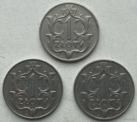 Польша 1 злотый 1929 г. Цена за 1 шт.