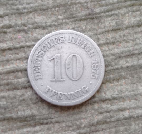 Werty71 Германия 10 пфеннигов 1875 А