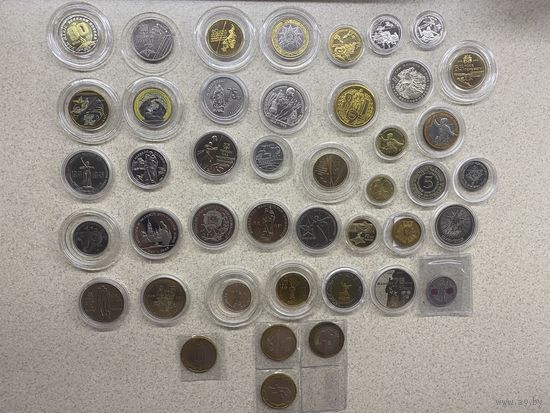 Монеты Победа в ВЕЛИКОЙ ОТЕЧЕСТВЕННОЙ ВОЙНЕ 50,60,70,80 лет