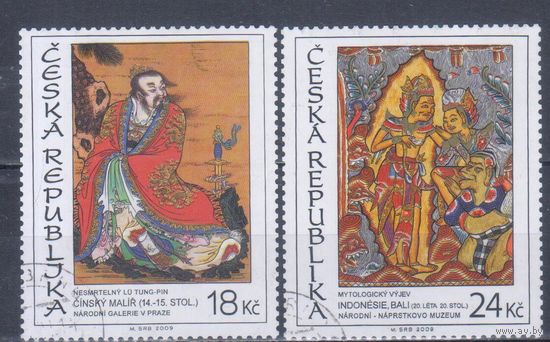 [2320] Чехия 2009. Культура.Искусство.Живопись Азии. Гашеная серия.