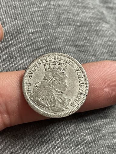 6 грошей 1754 Август 3 в качестве!