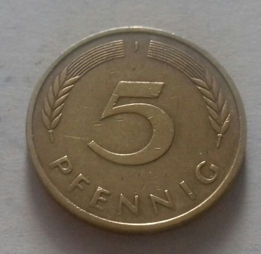 5 пфеннигов, Германия 1976 J