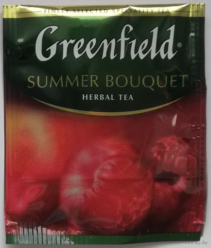 Чай Greenfield Summer Bouquet (гибискус, шиповник, яблоко, ягоды малины) 1 пакетик