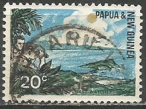 Папуа Новая-Гвинея. 25 лет Тихоокеанской войны. 1967г. Mi#121.