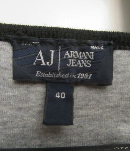 ARMANI JEANS Оригинал Кофта Пиджак Жакет Армани Качество Двухцветный Трикотаж Бордовый Серый черная Окантовка Фирменные лейбы значек Бренд
