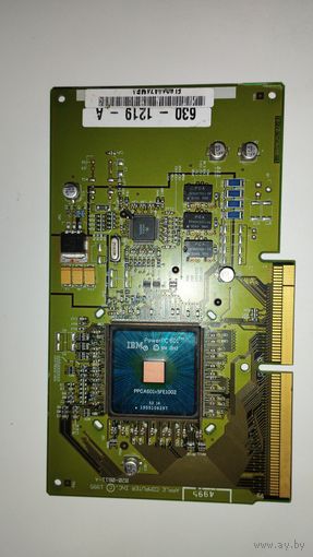 Ретро Винтажный 1995 Apple computer процессор IBM PowerPC 601 карта 820-06110.