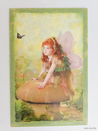 Лиза Джейн фея открытка чистая