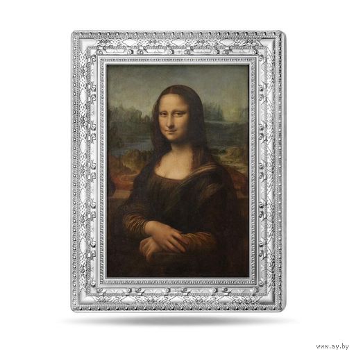 RARE Франция 250 евро 2019г. "Леонардо да Винчи - Мона Лиза". Монета в капсуле; подарочном футляре; номерной сертификат; номер монеты на гурте; коробка. СЕРЕБРО 500гр.