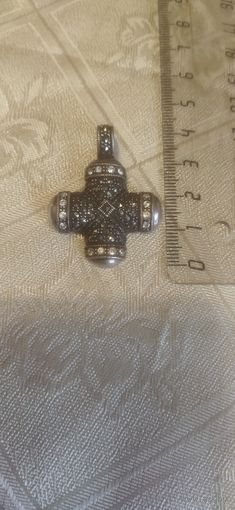 Крест серебряный