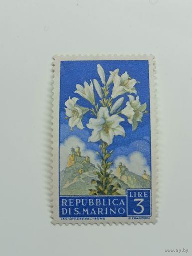 Сан Марино 1957. Цветы