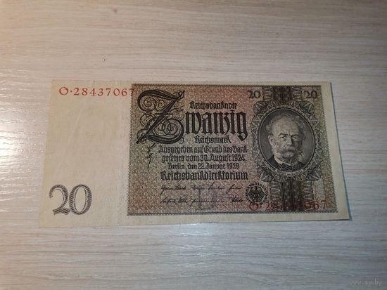 20 марок 1929 года, Германия.