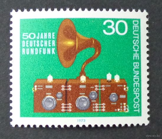 Германия, ФРГ 1973 г. Mi.788 MNH** полная серия