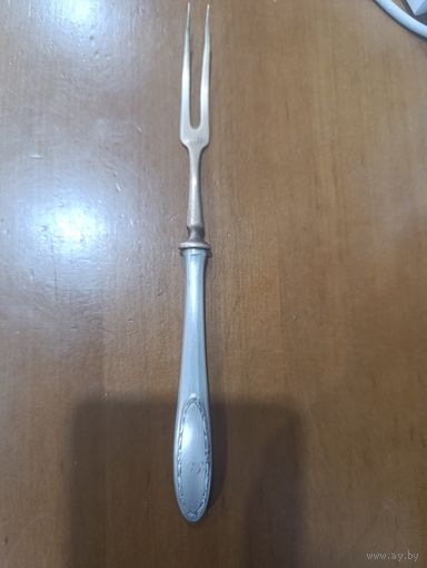 Вилка посеребренна