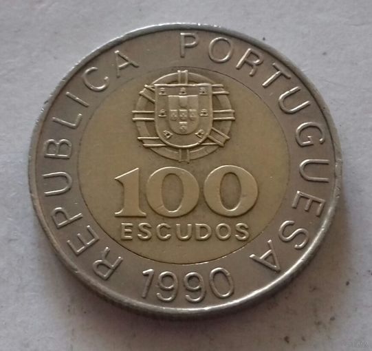 100 эскудо, Португалия 1990 г.