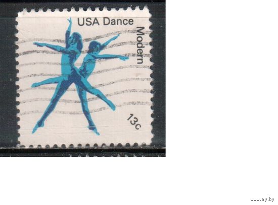 США-1978, (Мих.1337) , гаш. , Культура, Танцы