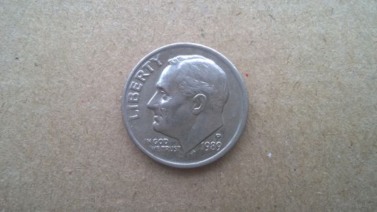 США 1 дайм, 1989"P". (К-)