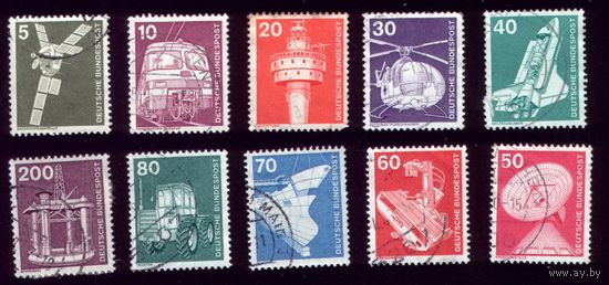 10 марок 1975 год Германия 846-851,852-853,858,990