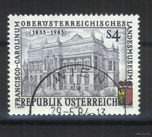 Австрия - 1983 [Mi. 1758] Гашеная (AT01)