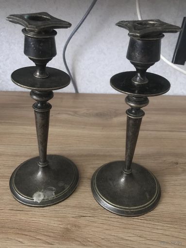 Подсвечники Польша под Россией, царизм Варшава Фраже Fraget