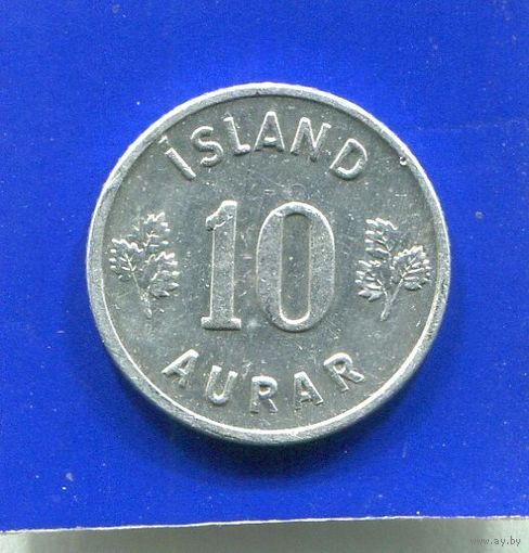 Исландия 10 эйре 1973
