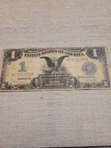 1 доллар сша 1899 серебряный сертификат редкий