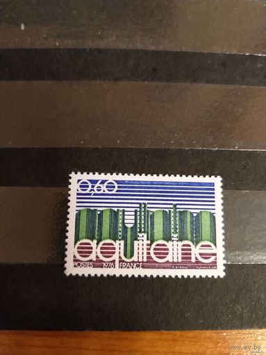 1976 Франция Аквитания чистая клей MNH** выпускалась одиночкой (5-9)