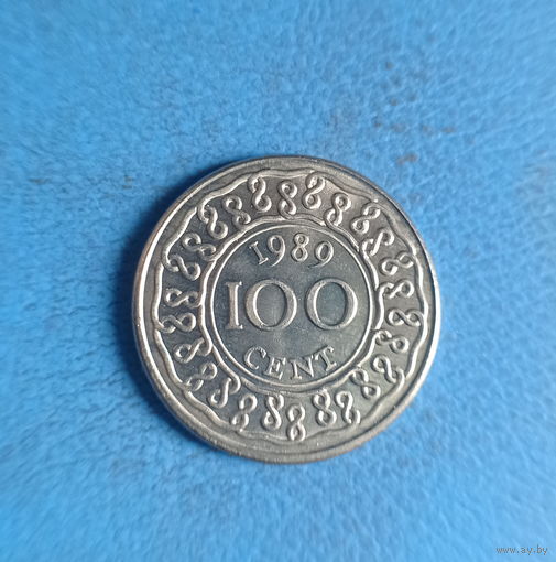 Суринам 100 цент 1989 год