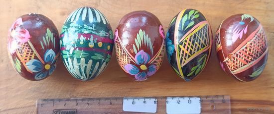 Пасхальные яйца из дерева. Цена за одно