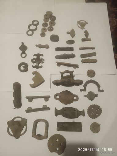 Старинные Бронзовые Украшения для лошадей. Не чистил.На 3 дня