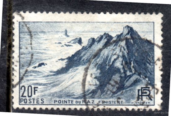 Франция.Mi:FR 764. Пуант дю Раз - Финистер. Серия: туризм.1946.