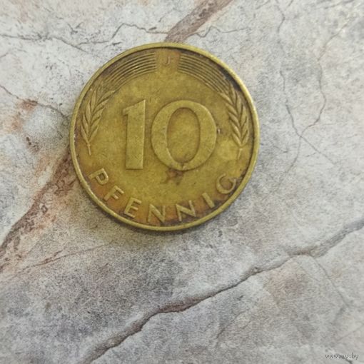 10 пфеннигов 1973 J ФРГ Германия