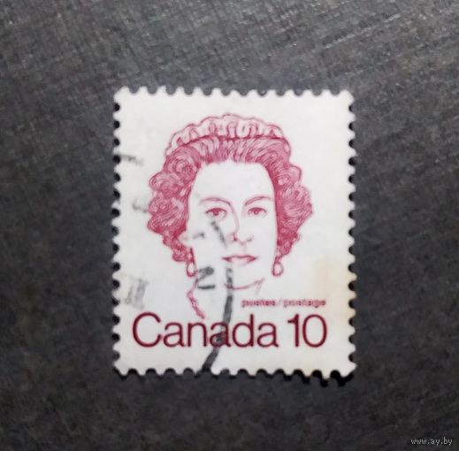 Марка Канада 1976 год Королева