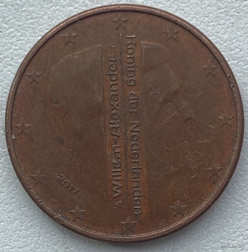 Нидерланды 5 евроцентов 2017 г.