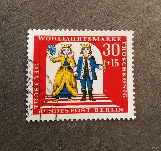 Марка Германия 1966 год Сказки