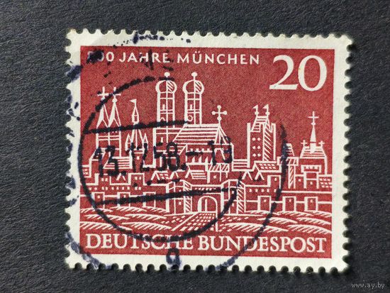 Германия 1958. 800-летие Мюнхена. Полная серия