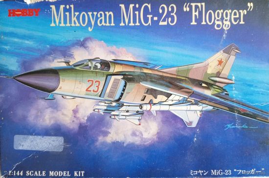 Сборная модель: МиГ-23 "Flogger" ; Tsukuda Hobby (Япония) 1/144